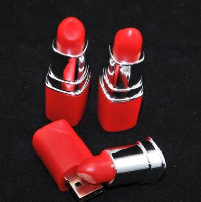 China red lipstick shaped usb flash disk for sale