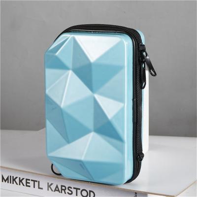 China Hard shell material and fashion high quality custom fashion waterproof girl make up bag for sale