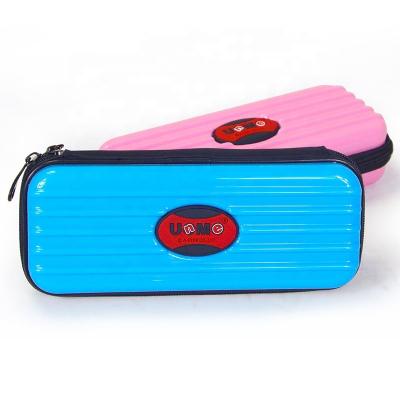 China Fashion Hard Box Wholesale Portable Brushed Private Label Cosmetic Custom Make Up Case Brush Pouch Bag for sale