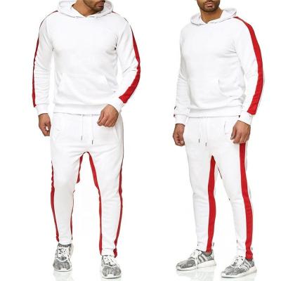 China High Quality Hot Selling Fitness Tracksuit Breathable Set Fit Tech Sweatsuit Trotter White Sports Mens Jogger Sets Hoodies Tracksuit For Men for sale