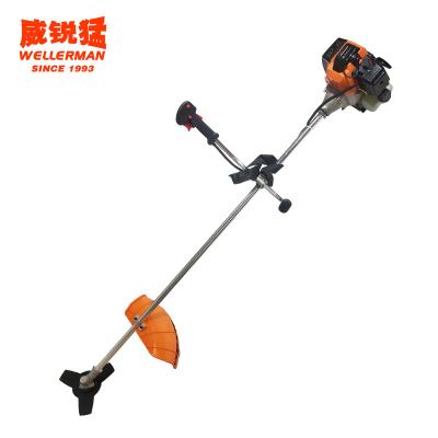 China Hand Push Gas Lawn Mower Professional Side Brush Cutter 2-Stroke Petrol Hanging Type for Garden and Farm Craftsman Electric Lawn Mower for sale