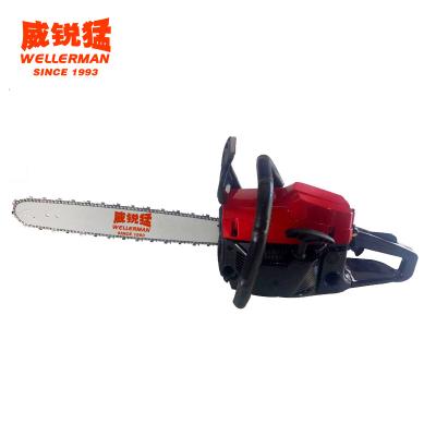 China Cheap 2-Stroke Chainsaw 5800 2.4KW 2 Running Wood Cutting Machine Gasoline Chainsaw for sale