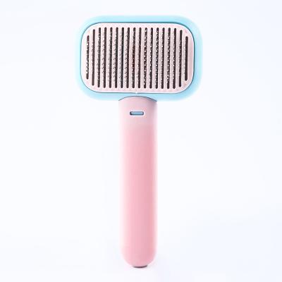 China Quality Professional Home Pet Grooming Mold Stainless Slicker Brush With Pin Brush Comb For Coated Cats And Dogs for sale