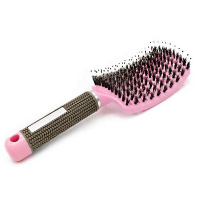 China Professional Custom LOGO Duct Boar Bristle Hair Brush Waterproof With Nylon Bristle for sale