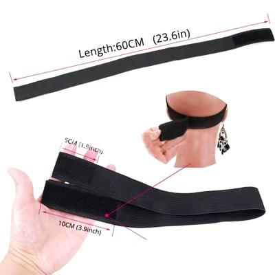 China For Hair Amazon Logo Easy Use Nylon Edge Killer Hot Selling Custom Printed Portable Black Elastic Band for sale