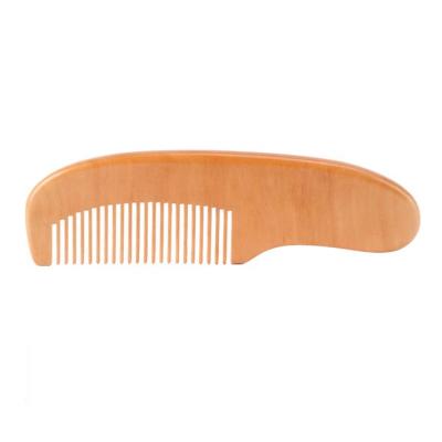 China Custom Hotel Logo Wooden Comb Fishing Comb Wooden Natural Wooden Beard Comb Wooden Beard Hair Combs With Logo for sale