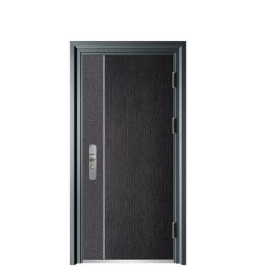 China Anti Theft Modern High Quality Base Track Designs Security Steel Doors Residential Main Door Exterior for sale