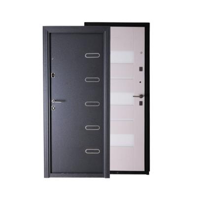 China Hot Sale Anti-theft Luxury Residential Entrance Waterproof Metal Security Steel Door for sale