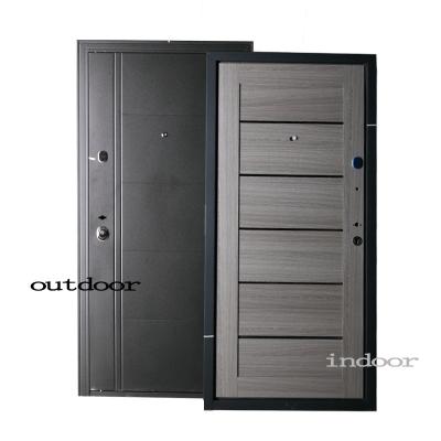 China Fire Anti Theft Modern Soundproof Houses Interior Luxury Hotel Steel Wooden Doors for sale