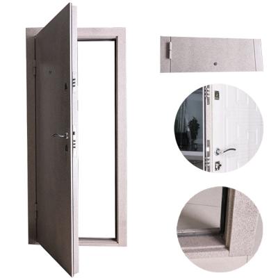 China Bedroom Anti Theft Modern Bedroom Armored Bullet Proof Interior Steel Wooden Doors for sale