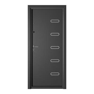 China Anti Theft Low Price Front Main Entry Exterior Security Steel Wooden Doors for sale