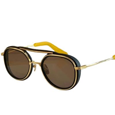 China Fashion sunglasses top 2022 new fashion round sunglasses retro ladies brand designer Sunglasses for men for sale