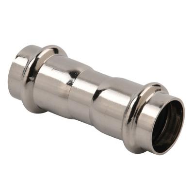 China Stainless Steel Straight Mating Press Fittings For Plumbing Systems Equal for sale