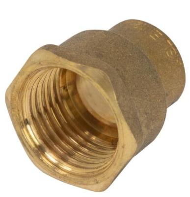 China ENDFEED BRASS STRAIGHT CONNECTOR FEMALE MOUNTING Equal for sale