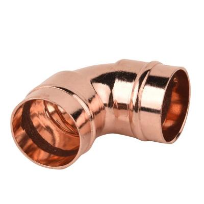 China High Quality Welding Ring Plumbing Welding Wholesale Equal 45 Degree Elbow Copper Fitting for sale