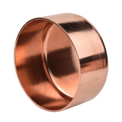 China Manufacturer Equal Welding Eco-Friendly Metal End Stop Copper Pipe Fittings for sale