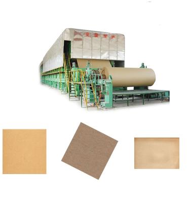 China Hotels Cailun Project Craft Paper Making Machine Turnkey Paper Mill Wrapping Paper Machine For Sale for sale