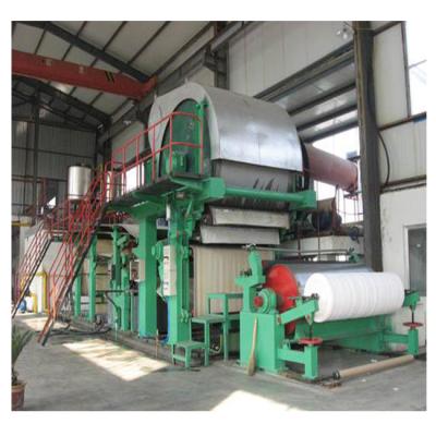 China Hotels Cailun Waste Paper Machine Paper Recycling Product Making Machinery Toilet Paper Machine for sale