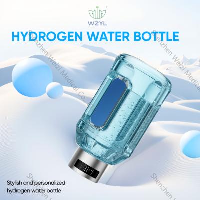 China New Style High Capacity 1500ml USB Rechargeable Portable Hydrogen Water Generator Bottle for sale