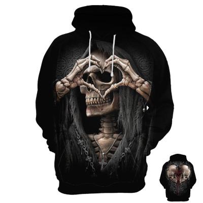 China 2022 new skull cotton anti-shrink hoodies shape women/men long sleeve jacket ghost anatomical women/men jacket for sale