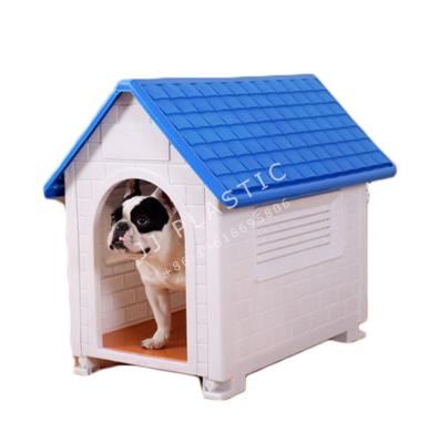 China Small Fashion Houses For Dogs , Large Plastic Kennel Outdoor for sale