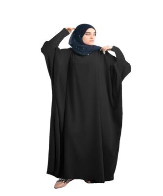 China 2021Latest Polyester Women Muslim Prayers Dress With Long Garment Hijab Khimar Abayas Jilbab Abaya Islamic Clothing for sale