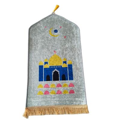 China Forms the new three-dimensional jacquard pilgrimage blanket, children's pilgrimage carpet, prayer blanket for sale