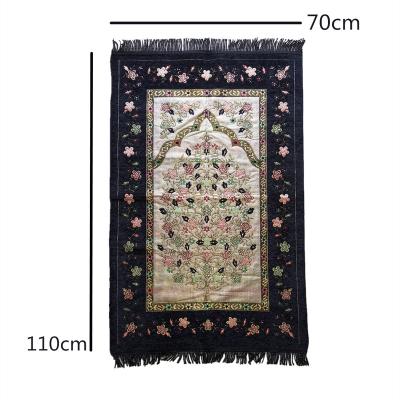 China New Hot Worship Mat Southeast Asia Gift Indonesia Products Muslim Prayer Mats Formal Machine Woven Pilgrimage Rug for sale