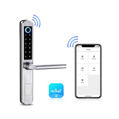 China 304 Stainless Steel Tediton Rfid Smart Hotel Door Lock With Management Software System for sale