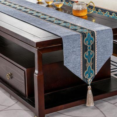 China Wholesale home high quality hot sale discount price waterproof dining and tea table decoration table runner for sale