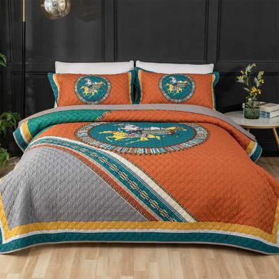 China Hot Sale Europe Amazon Hotel Egypt Tencel Household Bedding Bedspread Luxury Bedding Set for sale