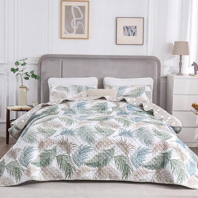 China European and American style pure cotton breathable three-piece summer air conditioner wash fresh quilting quilted for sale