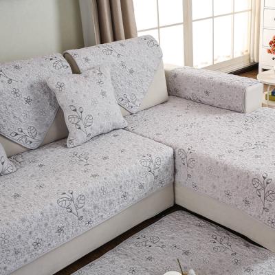 China Factory direct sales modern embroidered cotton yarn sofa cushion universal four season sofa cover pillow towel sofa towel all-inclusive for sale