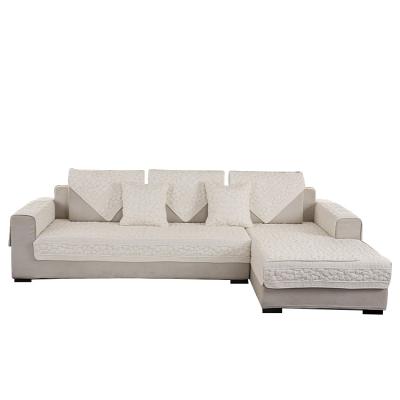 China Modern Four Seasons Sofa Cover Cotton Universal Non-slip Sofa Towel Simple Sofa Back White Cushion for sale