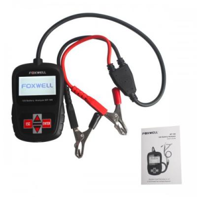 China FOXWELL BT100 12V Car Battery Tester For FOXWELL BT100 Pro Flooded 12V Car Battery Tester For Flooded GEL 12V Battery Analyzer 100-1100CCA Lead Acid Diagnostic Tools AGM Digital for sale