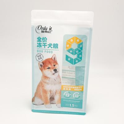 China Custom Glossy Printing Flat Bottom Pouch Transparent Food Packaging Bag Moisture Proof With Window zu verkaufen