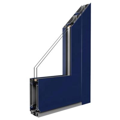 China door & Aluminum Stained Glass Anodized Frame Window Aluminum Manufacturing Supplier for sale