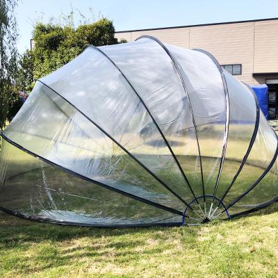 China Defender Pool Welding Dome with Transparent PVC Poles STARMATRIX ph06 Swimming Pool Dome Tent Transparent Gaze Flexible Inflatable Cover for sale