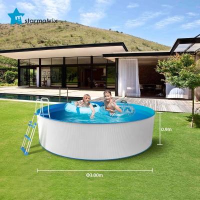 China With 0.3mm liner and 0.3mm steel wall for STARMATRIX SP3009 piscina de piscina de starmatrix group above ground steel pool above ground swimming pool pool supplies for sale