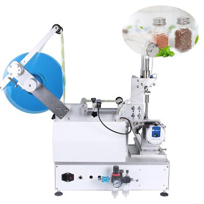 China Lab Use Flat Top Machine Label Applicator Labelling Machine For Food Products for sale