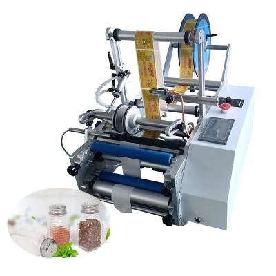 China beverage semi-automatic labeling machine flat labeling machine automatic sticker labeling machine for sale