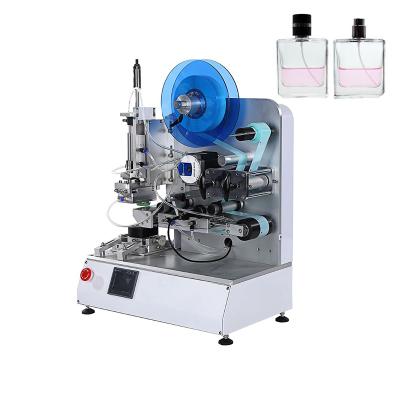 China Beverage factory supply manual labeling machine label on machine /flat labeling machine for sale