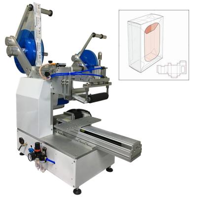 China Semi-automatic beverage labeling machine for beverage use /name flat labeling machine for sale