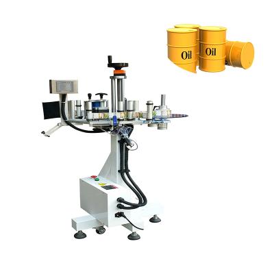 China Automatic High Quality Round Beverage Bottle Small Flat Head Labeling Machine for sale