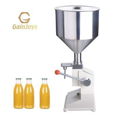 China Semi-automatic Food Filling Machine 1 Spout Liquid Filling Machine Liquid for sale