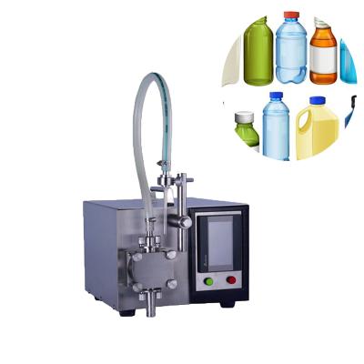 China Food One Head Semi Automatic Small Stainless Steel Liquid Filling Machine for sale