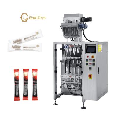 China Gainjoys Automatic Food 6 Lane 4 Lane Stick Bag Machine Packaging Powders for sale