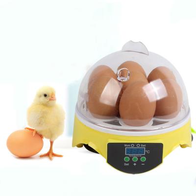 China Cultivate Household High Quality Thermostat Small Automatic 7 Egg Incubator Machine for sale