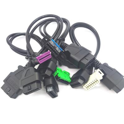 China Multiple Brands OBD2 to OBD Cable Conversion Cable for GM NISSAN Benz BMW Ford, Cables Professional Diagnostic Code PSA Reader for sale