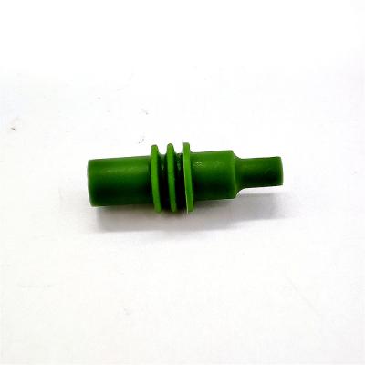 China Original Delphi Automotive 12010300 Automotive Connector Cable Hollow Plug Green for sale